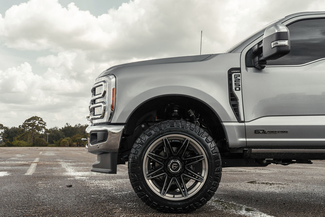 2022 Ford F250 - Fuel BRAWL - Black | Fuel Off-Road Wheels